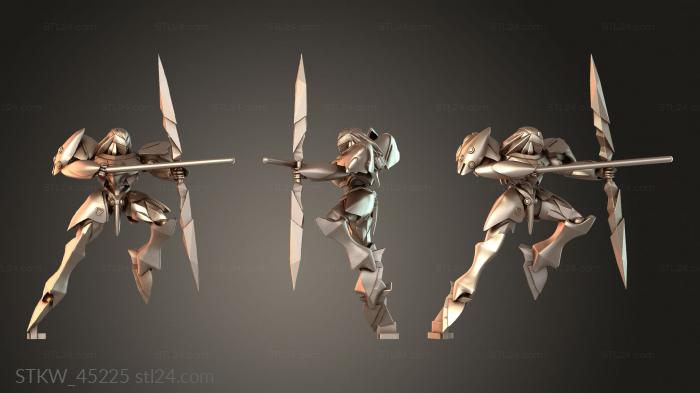 Cyberpunk Hi Tech Dagger Man B Stealth