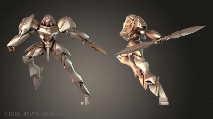 Cyberpunk Hi Tech Dagger Man C Precise