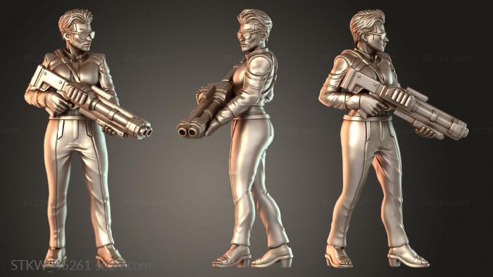 Cyberpunk President Double Shotgun Loaded