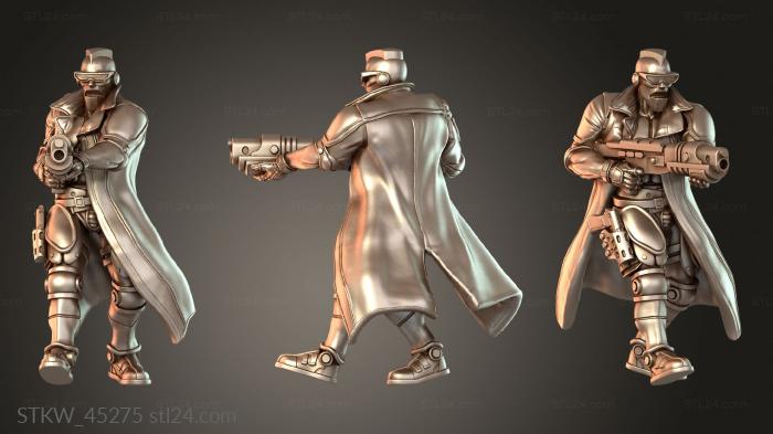 Military figurines (Cyberpunk Willy Ponkan Slick, STKW_45275) 3D models for cnc