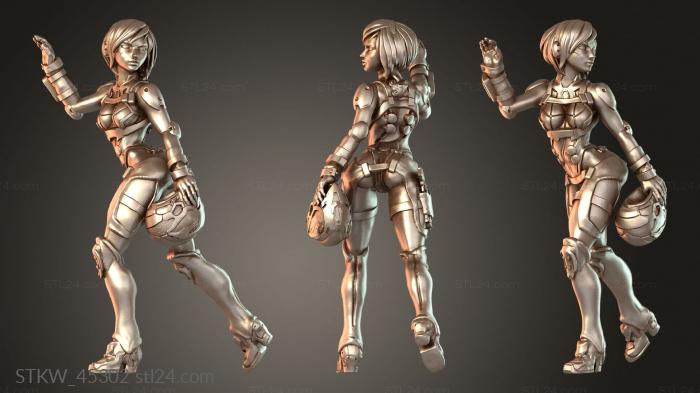 Cyborg Heavy Trooper Pilot Winowna N Tactical