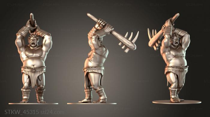Military figurines (Cyclops D Savage, STKW_45315) 3D models for cnc