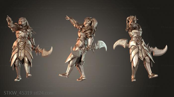 Military figurines (Cyrindeth Mysterious, STKW_45319) 3D models for cnc
