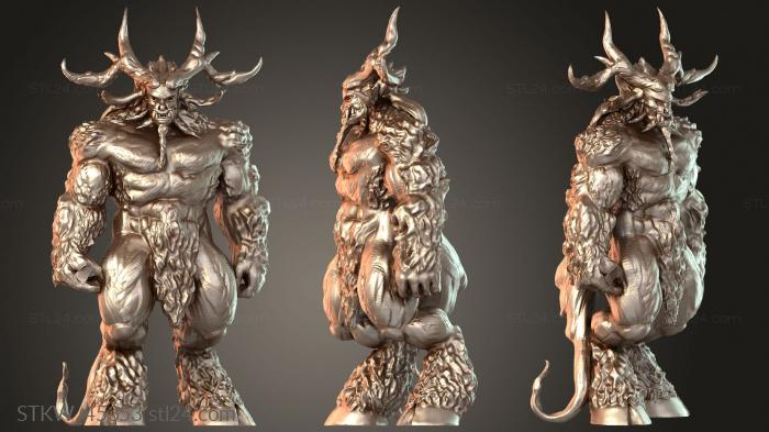 Military figurines (Daemon Princes Detailed Baphomet Ornate, STKW_45353) 3D models for cnc