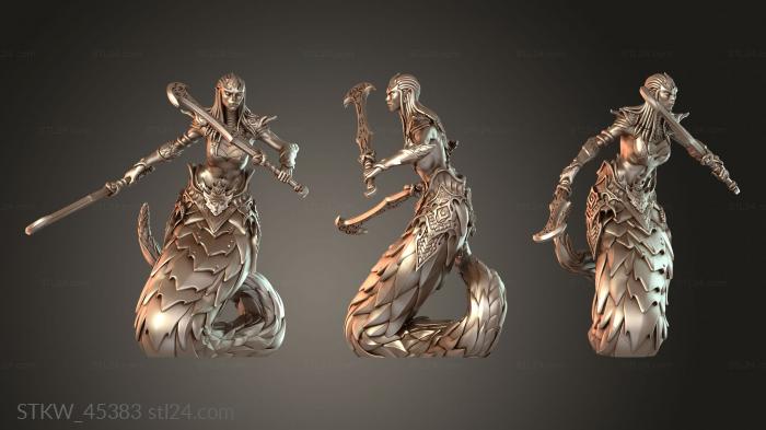 Daemons Warriors Dual Swords Twinned
