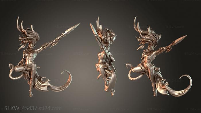 Military figurines (Danann Champion, STKW_45437) 3D models for cnc