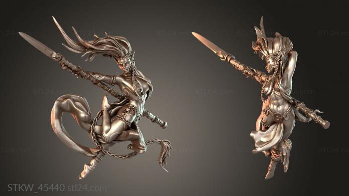 Military figurines (Danann O Valiant, STKW_45440) 3D models for cnc