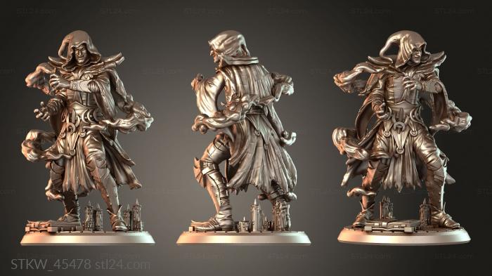 Military figurines (Dark Crodlu, STKW_45478) 3D models for cnc
