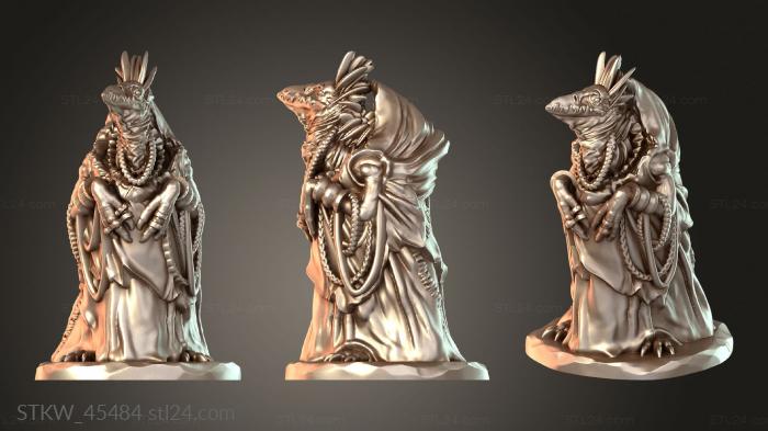 Military figurines (Dark Crow Fiend Winged, STKW_45484) 3D models for cnc