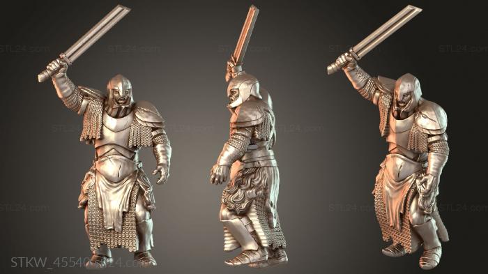 Military figurines (Dark Orc Marauder, STKW_45540) 3D models for cnc