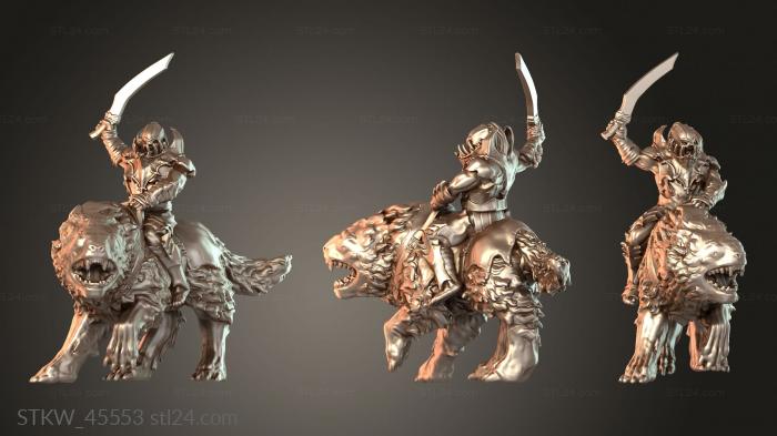 Military figurines (Dark Rider Stealthbound, STKW_45553) 3D models for cnc
