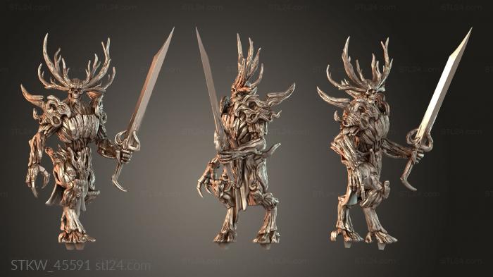 Dark Warden Sword Obsidian