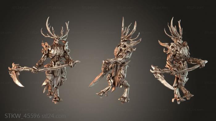Dark Wardens Warden Scythe Hidden