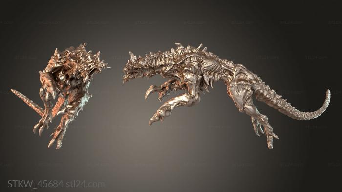 Military figurines (Darkness Tamer Beast Vile, STKW_45684) 3D models for cnc