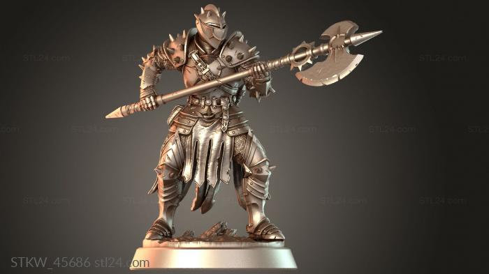 Darkness Unwavering Halberdier