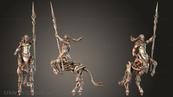 Darkwood Centaur Spear Iso Zealot