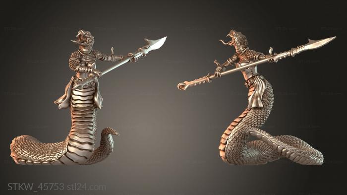 Military figurines (Dawn Elthissi, STKW_45753) 3D models for cnc