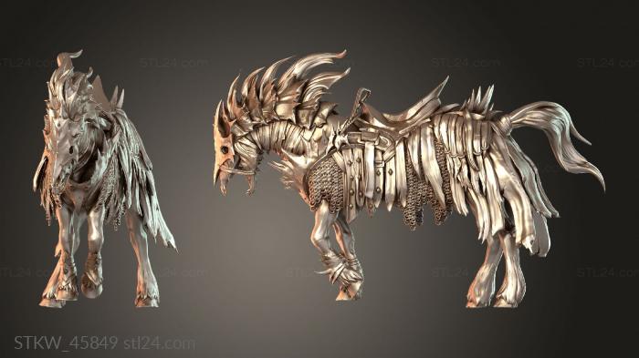 Death Horse Stand Saddle Wicked
