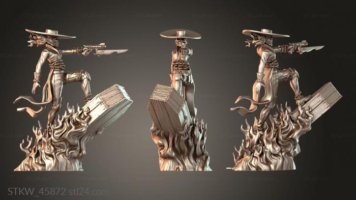 Military figurines (Death Marshal Punishing, STKW_45872) 3D models for cnc