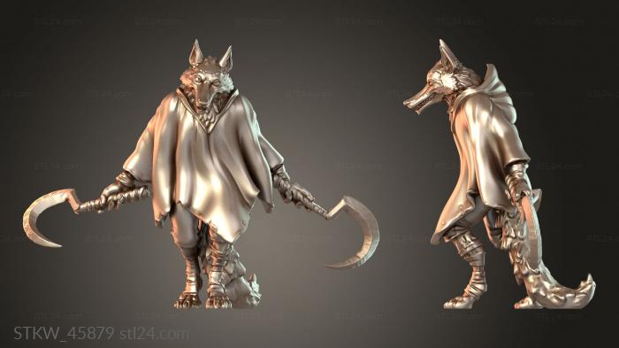 Military figurines (Death Puss in Boots Grim, STKW_45879) 3D models for cnc