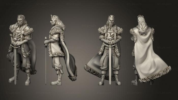 Military figurines (Corrupt King, STKW_4588) 3D models for cnc
