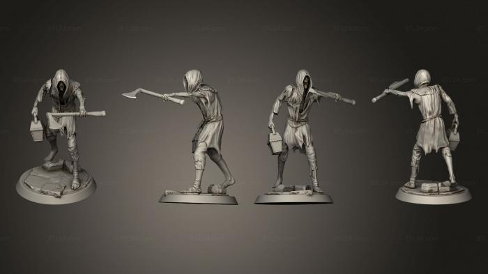 Military figurines (Corrupt Villager Point Arm Mutant Sup 002, STKW_4595) 3D models for cnc