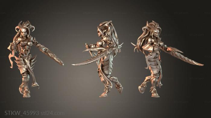 Military figurines (Demo U, STKW_45993) 3D models for cnc