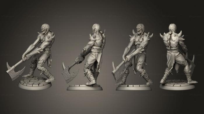 Military figurines (corrupted orc 05, STKW_4603) 3D models for cnc