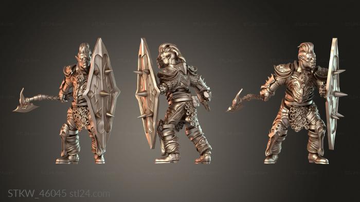 Demonic Black Guard Orc Shield
