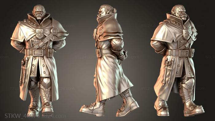 Military figurines (STKW_46075) 3D models for cnc