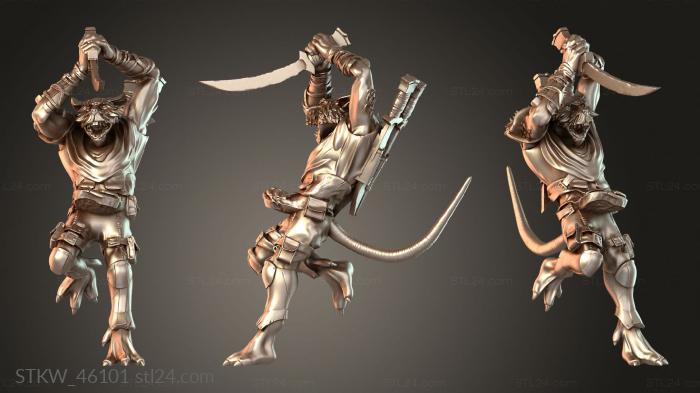 Military figurines (STKW_46101) 3D models for cnc