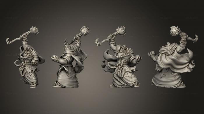 Military figurines (Cosmic Horror Borug Hellfire, STKW_4613) 3D models for cnc