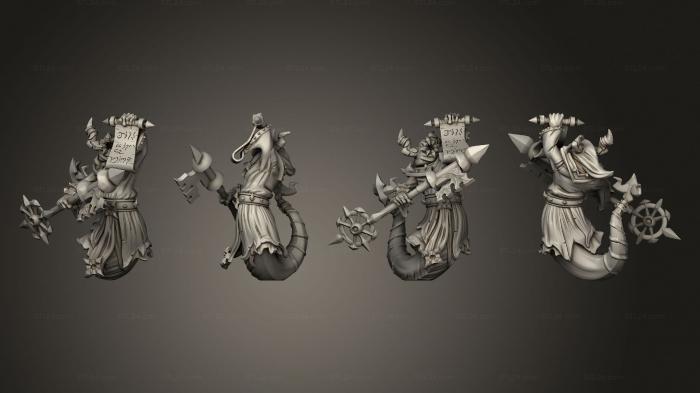 Military figurines (Cosmic Horror Ctozag B, STKW_4615) 3D models for cnc