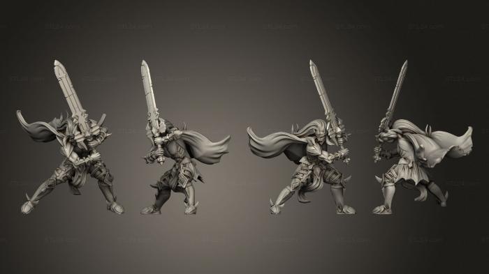 Military figurines (Cosmic Horror Loynor Black Sword, STKW_4621) 3D models for cnc