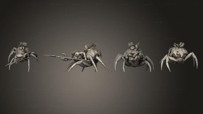 Military figurines (Crab People Charging Large, STKW_4634) 3D models for cnc