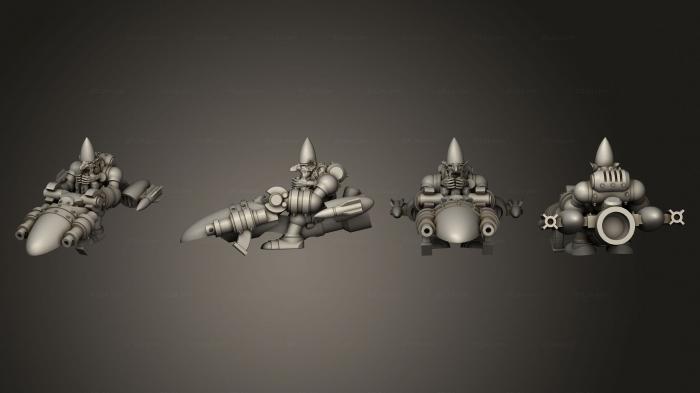 Military figurines (Crafty Goblin Biker 3, STKW_4639) 3D models for cnc