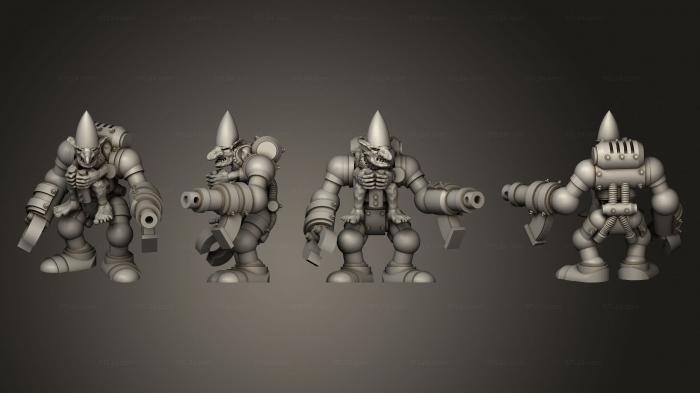 Military figurines (Crafty Goblin Trooper 2, STKW_4641) 3D models for cnc