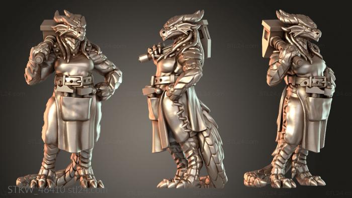 Dragon Black Smith Hammering