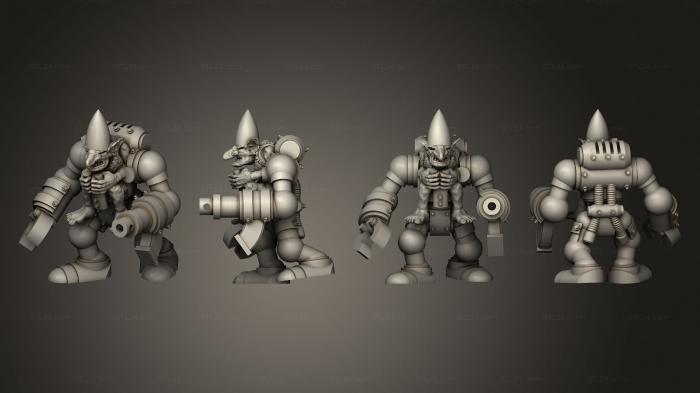 Military figurines (Crafty Goblin Trooper 4, STKW_4643) 3D models for cnc