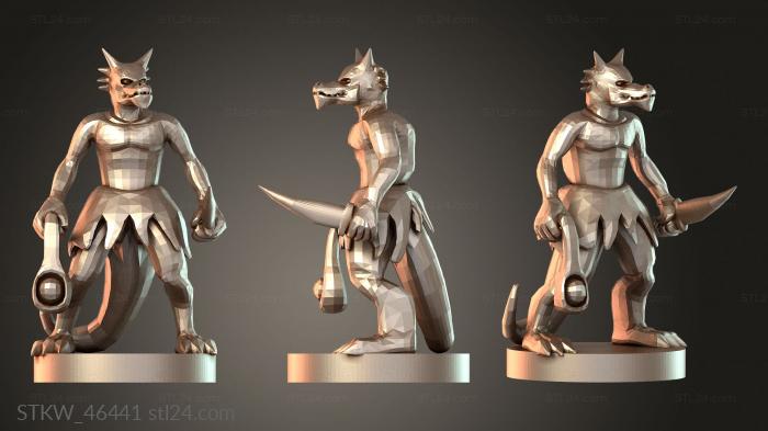 Dragon Kobold with Sling Nimble