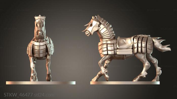 Dragon Warhorse Galloping