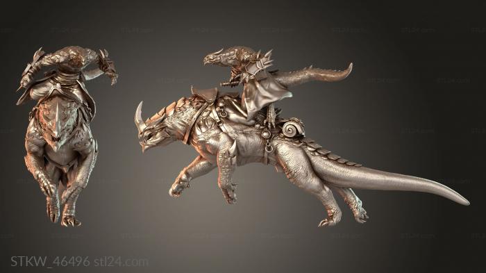 Dragonborn Mount Saddle Secured