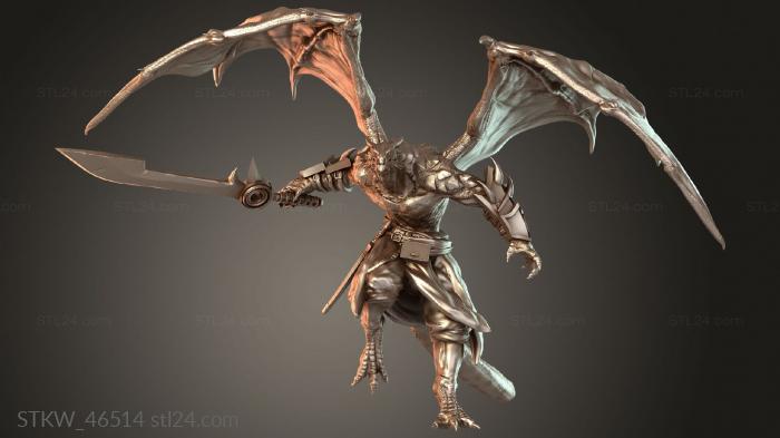 Dragonborn Soldier Land Grounded