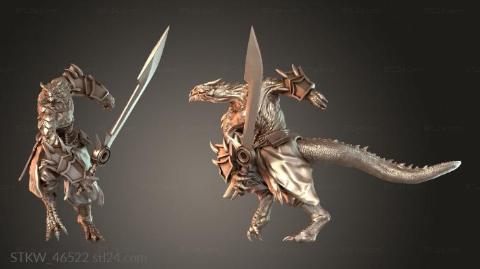 Dragonborn Soldier Protect Wing Shielded