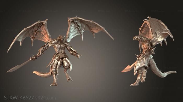 Dragonborn Soldier Takeoff Rising