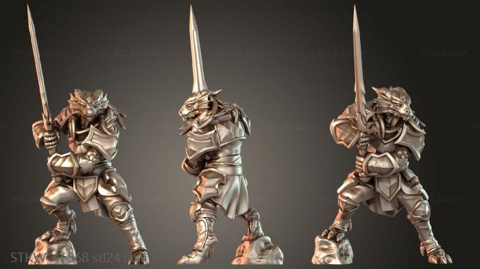 Dragonfolk Warrior Fearless