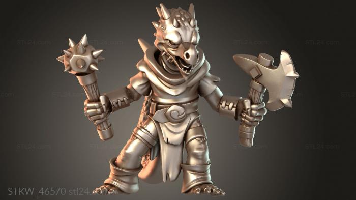 Military figurines (Dragonling Young, STKW_46570) 3D models for cnc