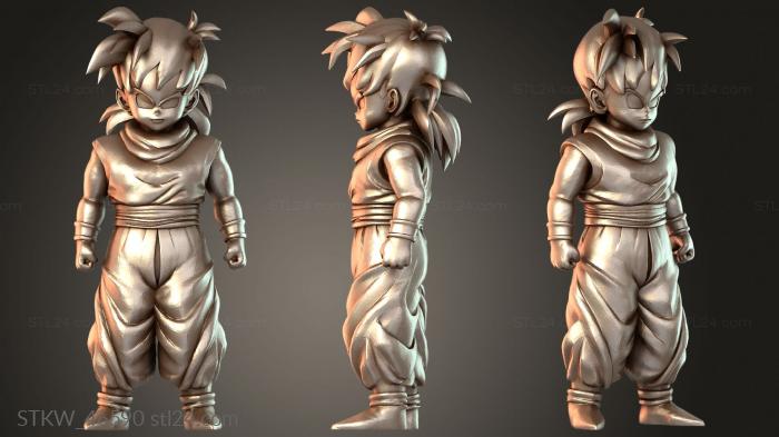 Military figurines (Dragoon Gohan Heroic, STKW_46590) 3D models for cnc