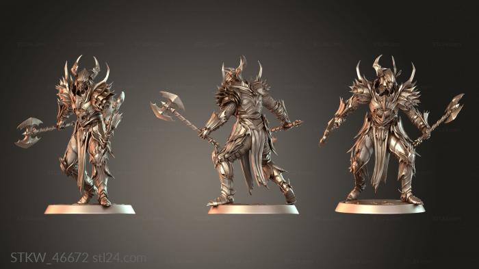 Draven Evernight Helm Axe Cleaving