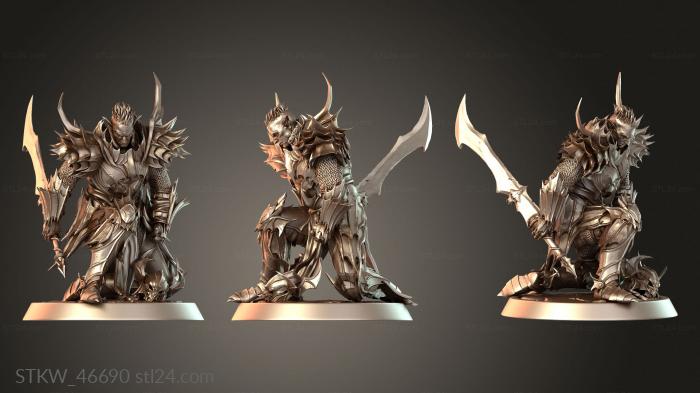 Military figurines (Draven Evernight Servitor Sword Balanced, STKW_46690) 3D models for cnc
